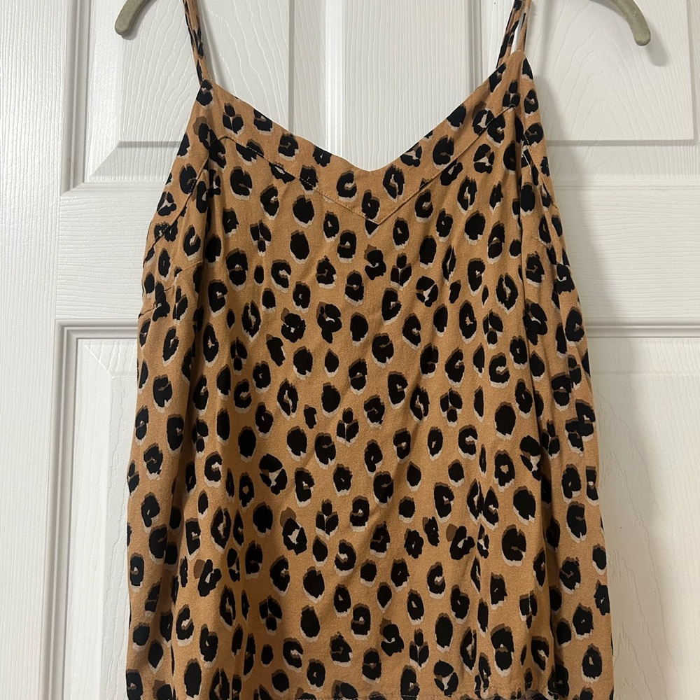Leopard Print Cami Top